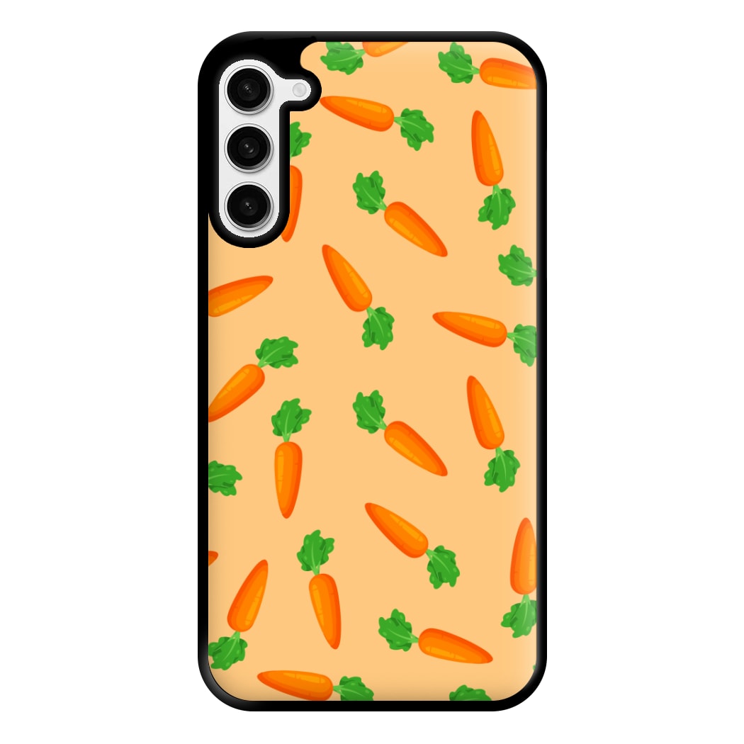 Carrot Pattern Phone Case for Galaxy S23 Plus