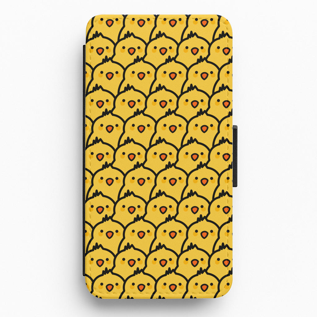Chick Pattern Flip / Wallet Phone Case