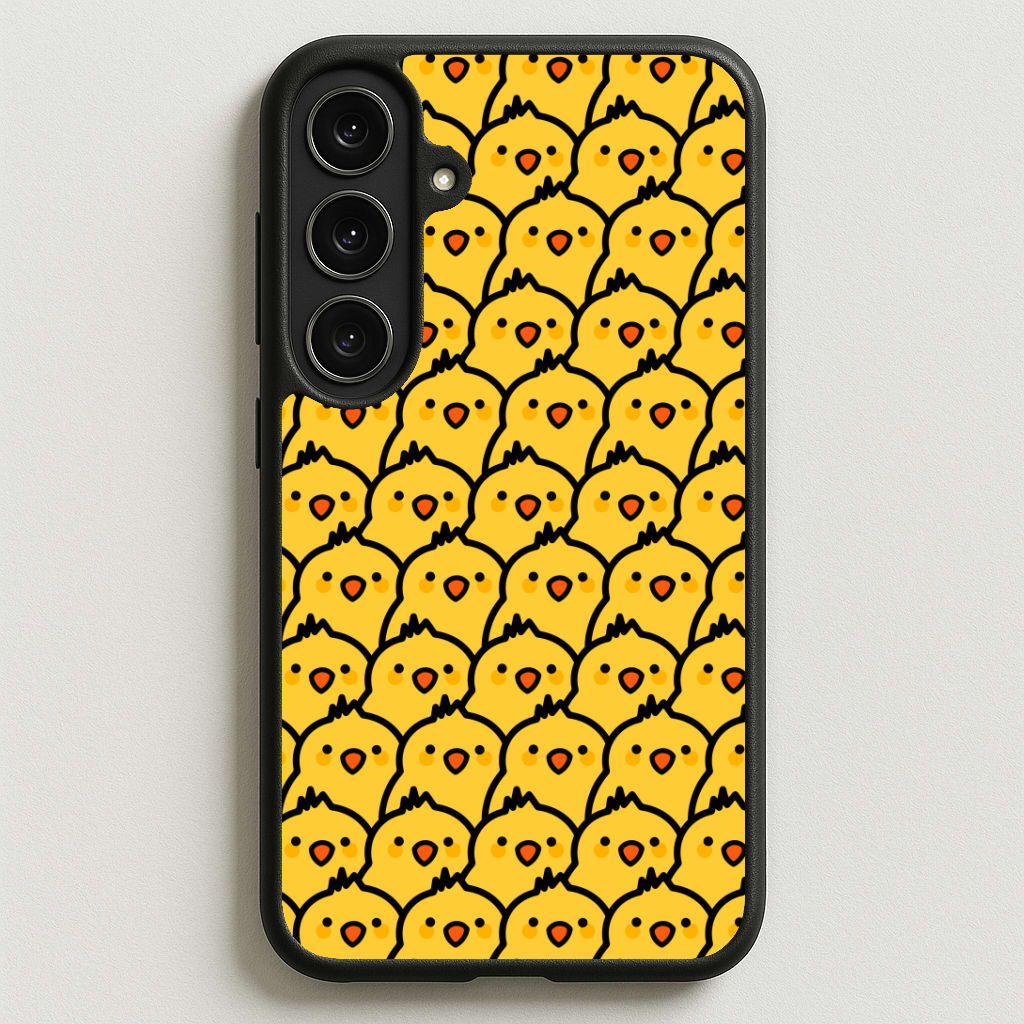 Chick Pattern Phone Case for Galaxy S25FE