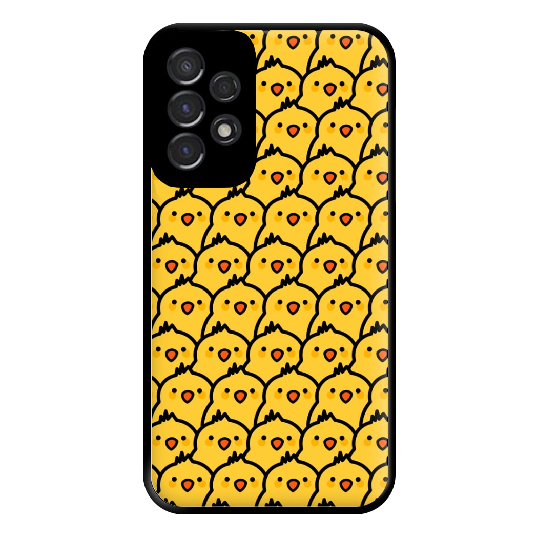 Chick Pattern Phone Case for Galaxy A53