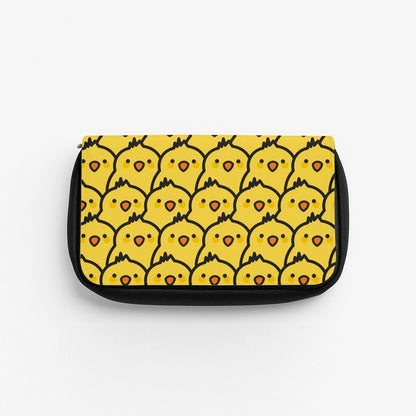 Chick Pattern Pencil Case