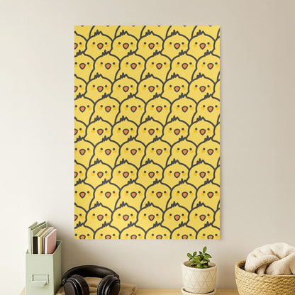 Chick Pattern Poster