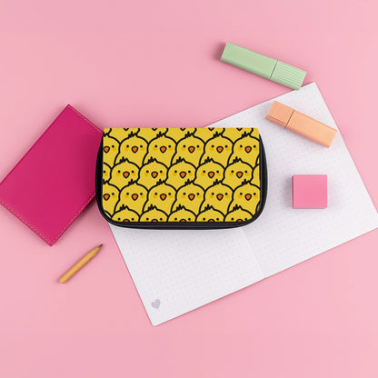 Chick Pattern Pencil Case