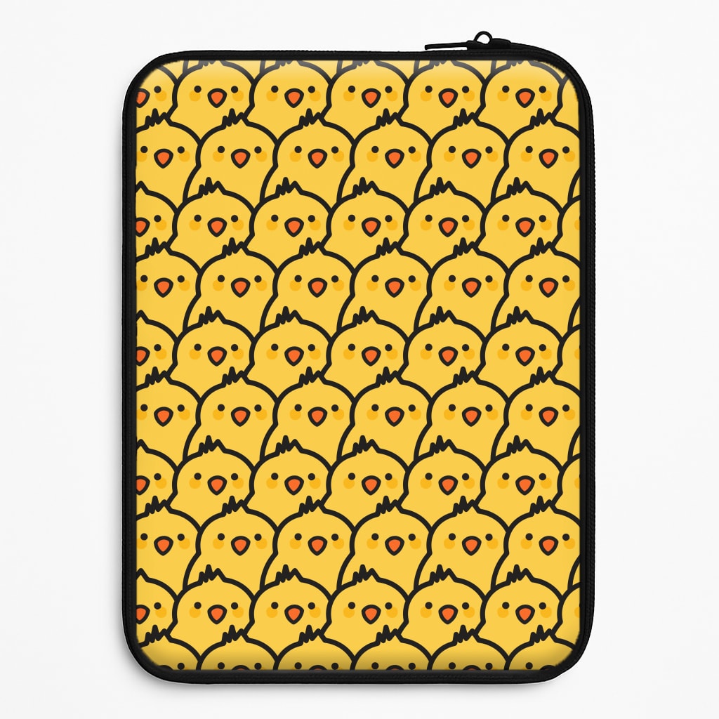 Chick Pattern Laptop Sleeve