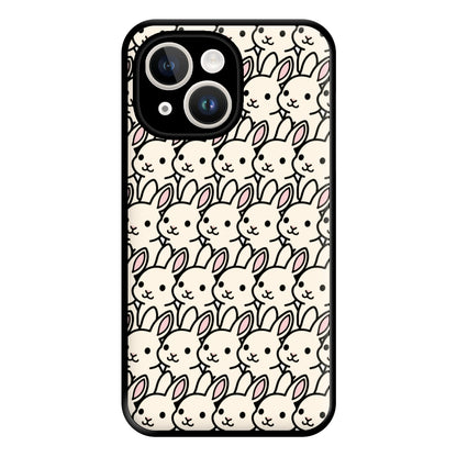 Bunny Rabbit Pattern Phone Case for iPhone 14 Plus