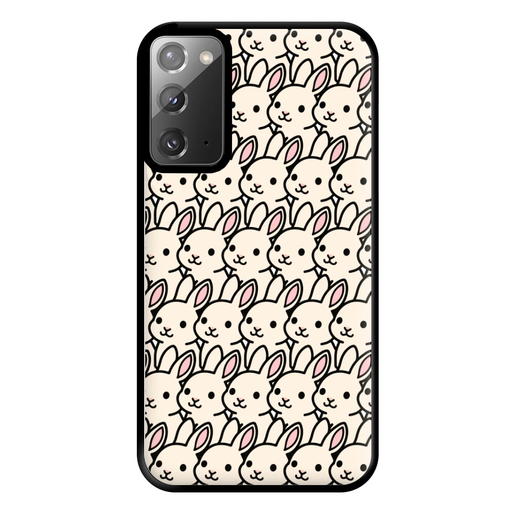 Bunny Rabbit Pattern Phone Case for Galaxy Note 20 Ultra