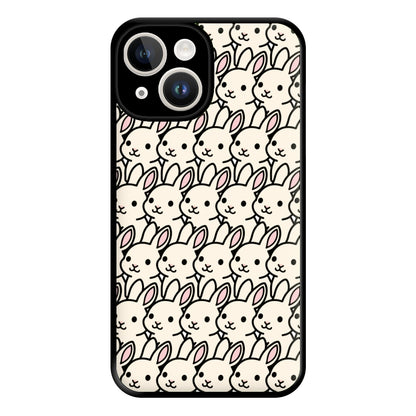 Bunny Rabbit Pattern Phone Case for iPhone 14