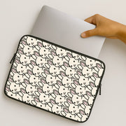 Bunny Rabbit Pattern Laptop Sleeve 2