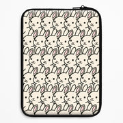 Bunny Rabbit Pattern Laptop Sleeve 1