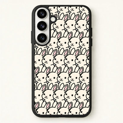 Bunny Rabbit Pattern Phone Case for Galaxy S26 Plus