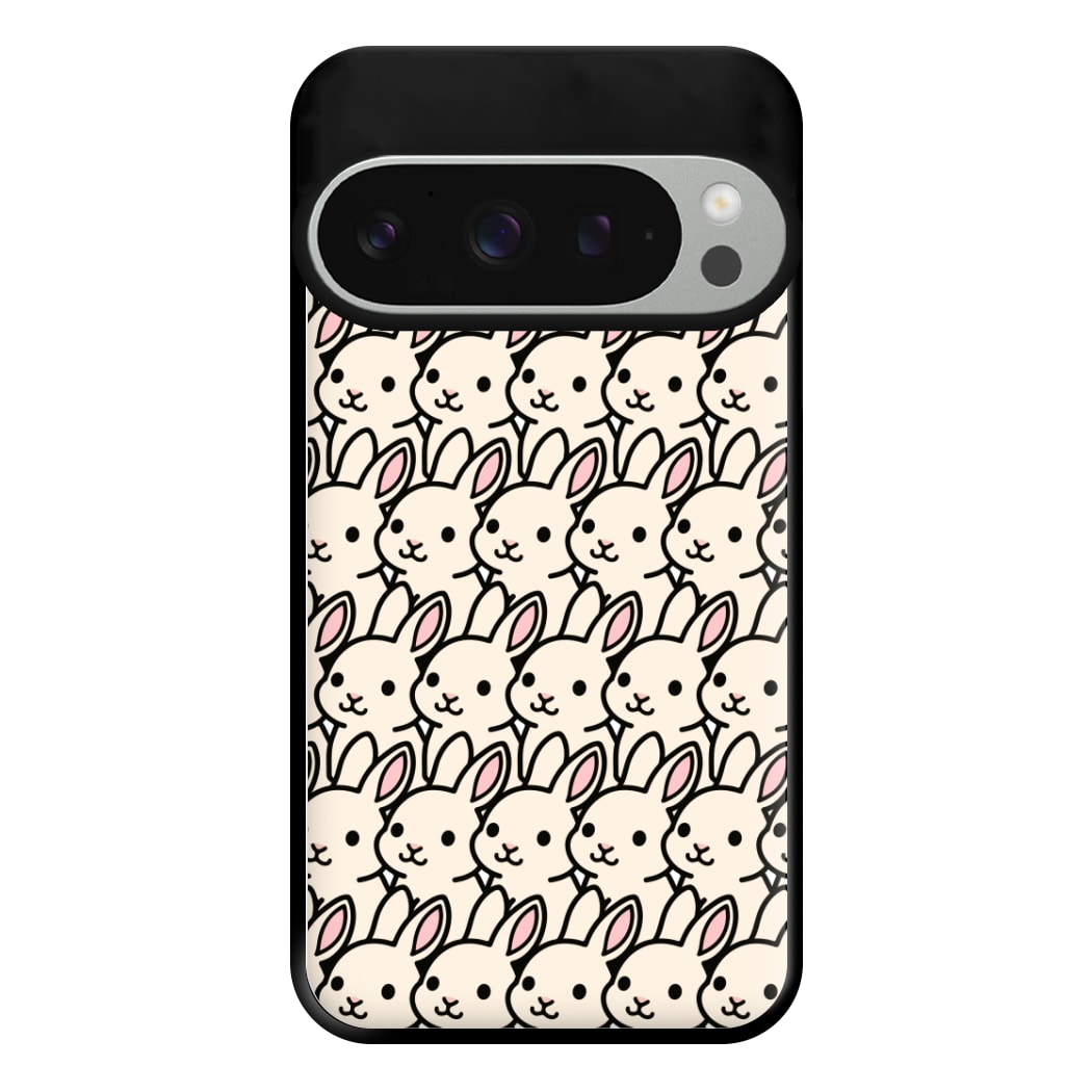 Bunny Rabbit Pattern Phone Case for Google Pixel 9 Pro XL