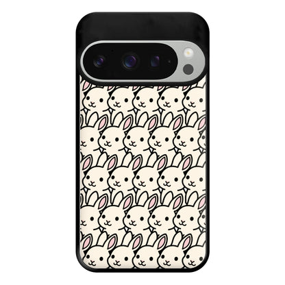 Bunny Rabbit Pattern Phone Case for Google Pixel 9 Pro XL