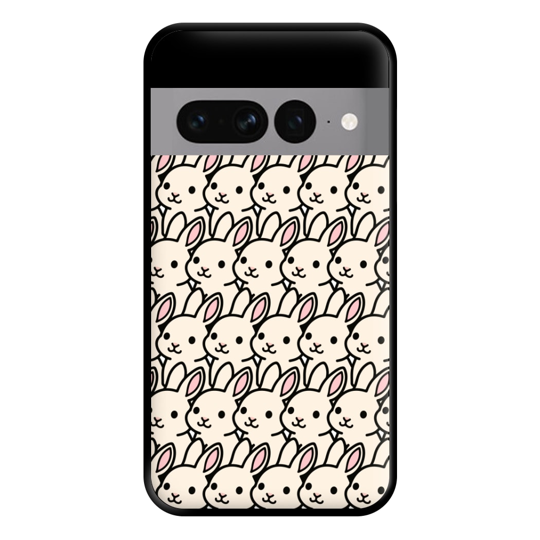 Bunny Rabbit Pattern Phone Case for Google Pixel 7 Pro