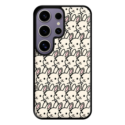 Bunny Rabbit Pattern Phone Case for Galaxy S25 Ultra