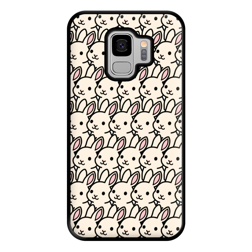 Bunny Rabbit Pattern Phone Case for Galaxy S9 Plus