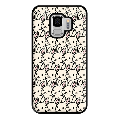 Bunny Rabbit Pattern Phone Case for Galaxy S9 Plus