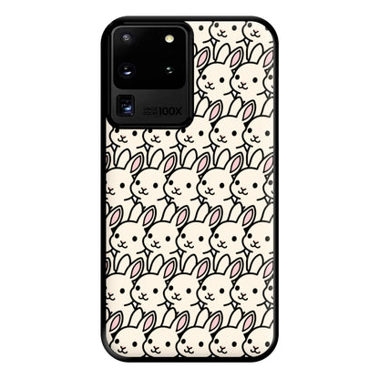 Bunny Rabbit Pattern Phone Case for Galaxy S20 Ultra