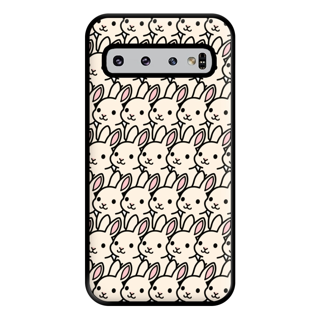 Bunny Rabbit Pattern Phone Case for Galaxy S10 Plus