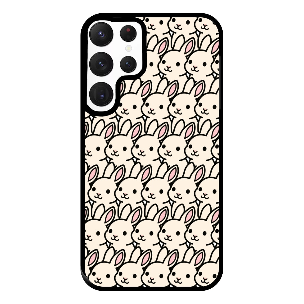 Bunny Rabbit Pattern Phone Case for Galaxy S22 Ultra