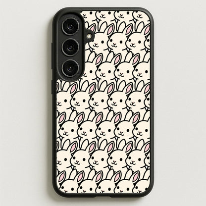 Bunny Rabbit Pattern Phone Case for Galaxy S25FE