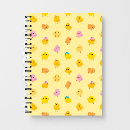 Cute Chick Pattern Notebook