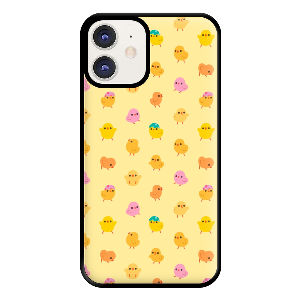 Cute Chick Pattern Phone Case for iPhone 12 / 12 Pro