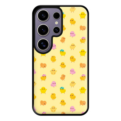 Cute Chick Pattern Phone Case for Galaxy S25 Ultra