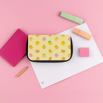 Cute Chick Pattern Pencil Case