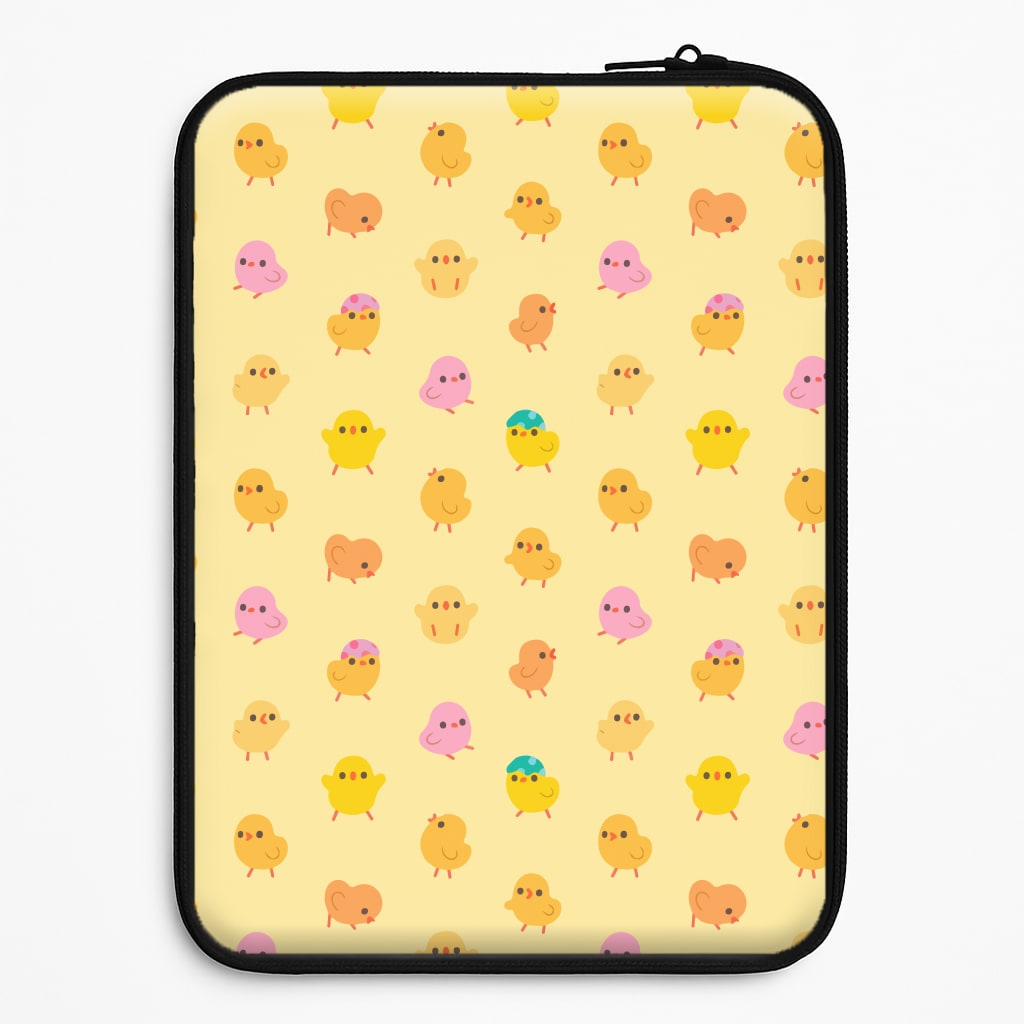 Cute Chick Pattern Laptop Sleeve
