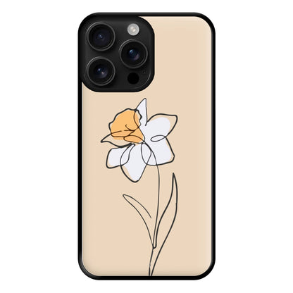 Spring Daffodil Phone Case for iPhone 16 Pro Max