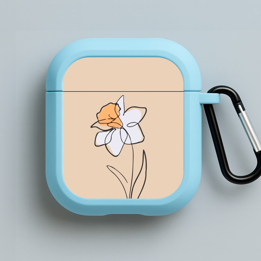 Spring Daffodil Blue AirPods Case
