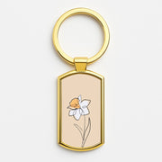 Spring Daffodil Luxury Keyring 3