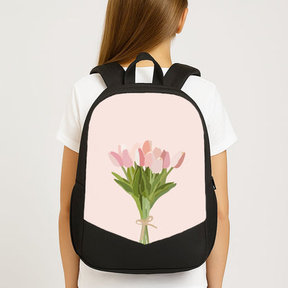 Spring Tulips Large School Bag