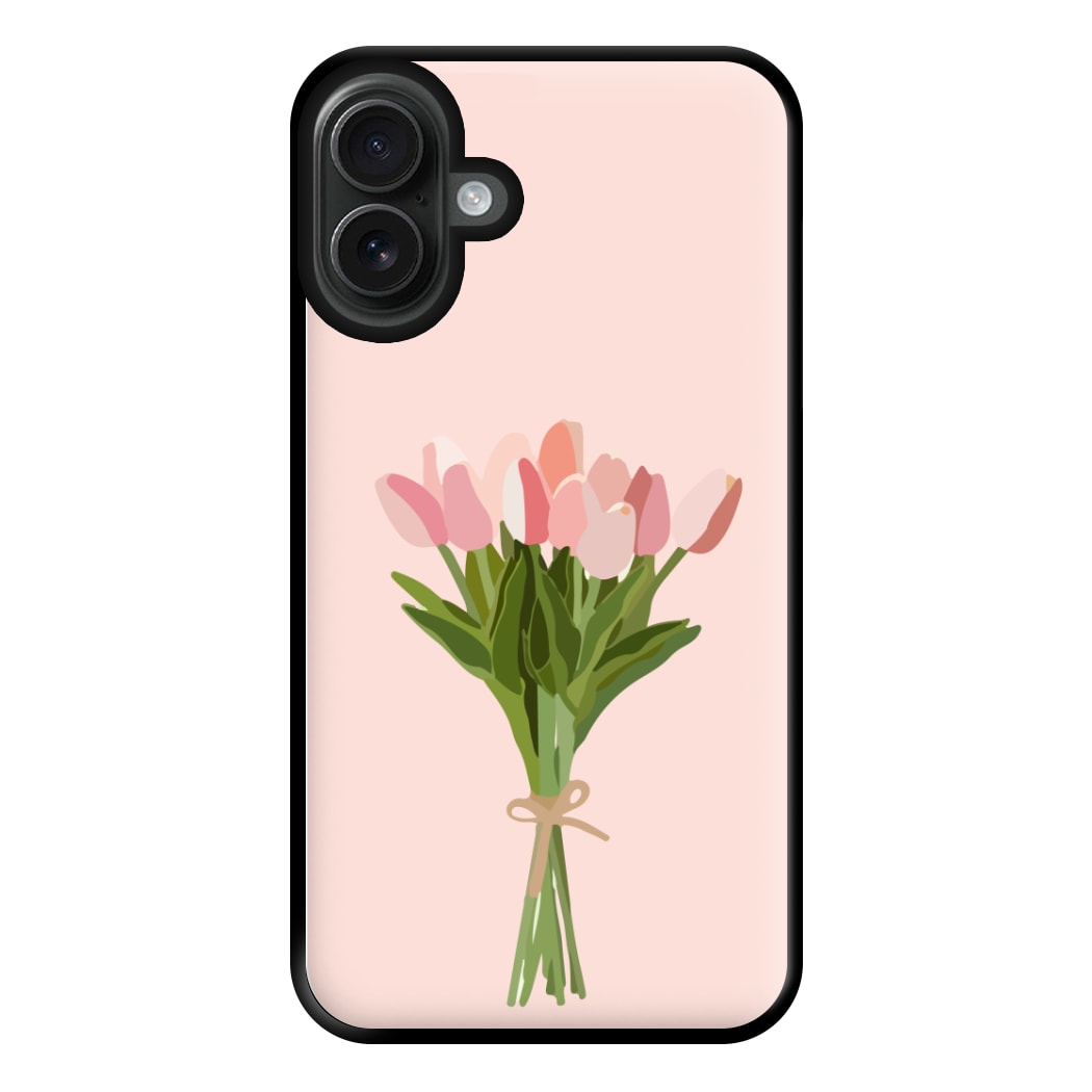 Spring Tulips Phone Case for iPhone 16 Plus