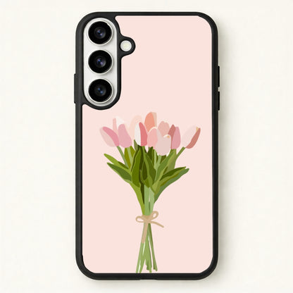 Spring Tulips Phone Case for Galaxy S26 Plus