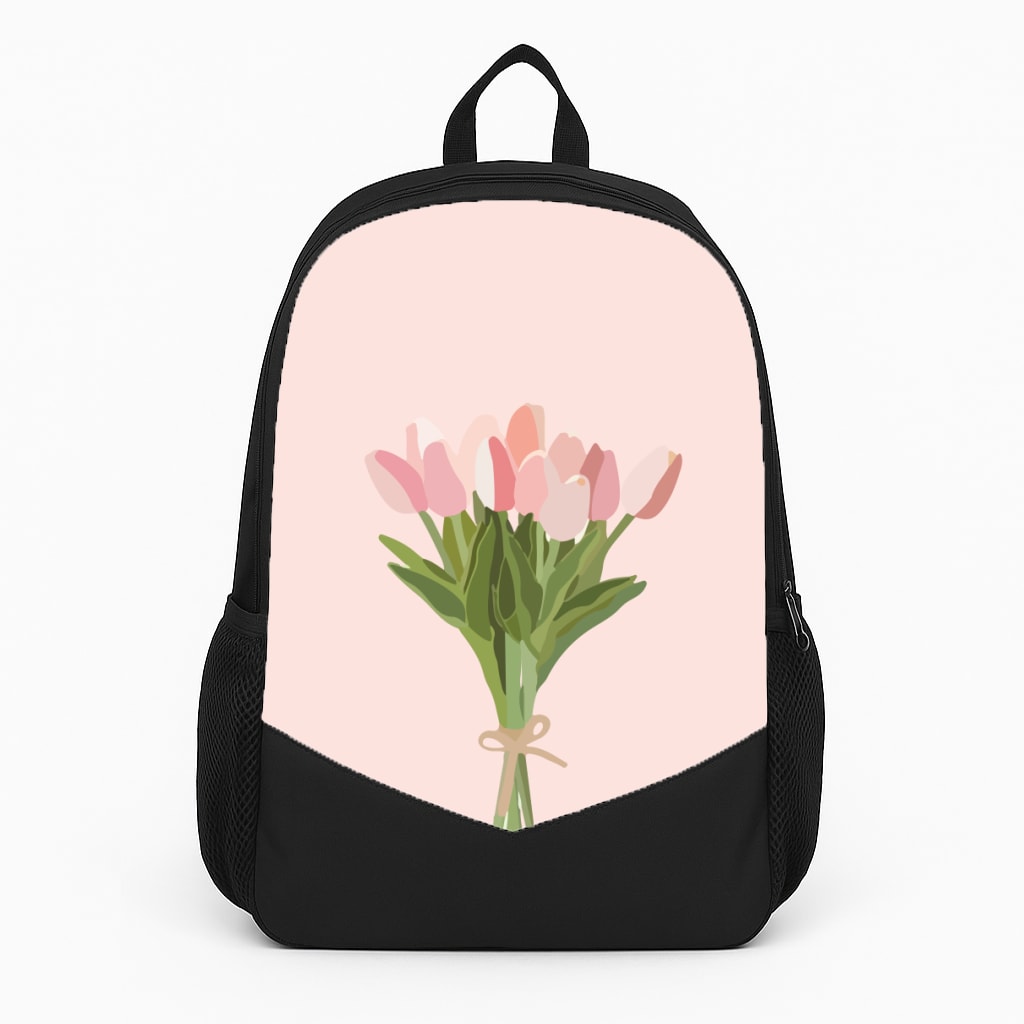 Spring Tulips Large Backpack