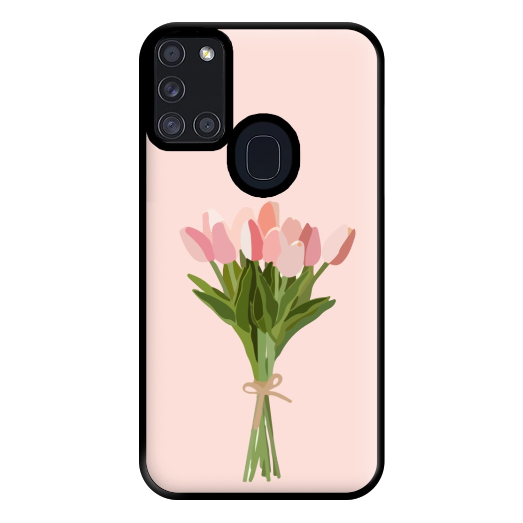 Spring Tulips Phone Case for Galaxy A21s