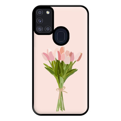 Spring Tulips Phone Case for Galaxy A21s