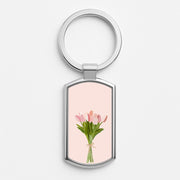 Spring Tulips Luxury Keyring 1