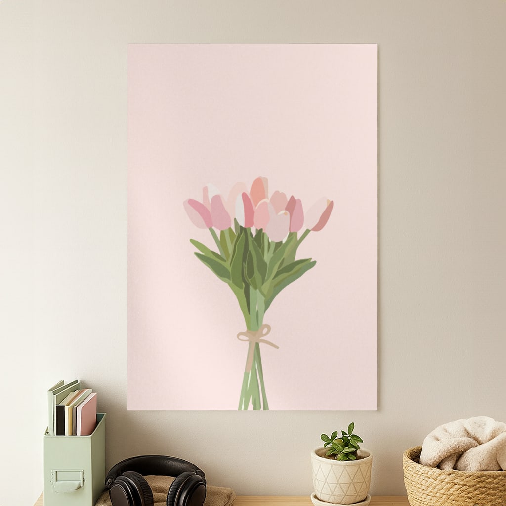 Spring Tulips Poster