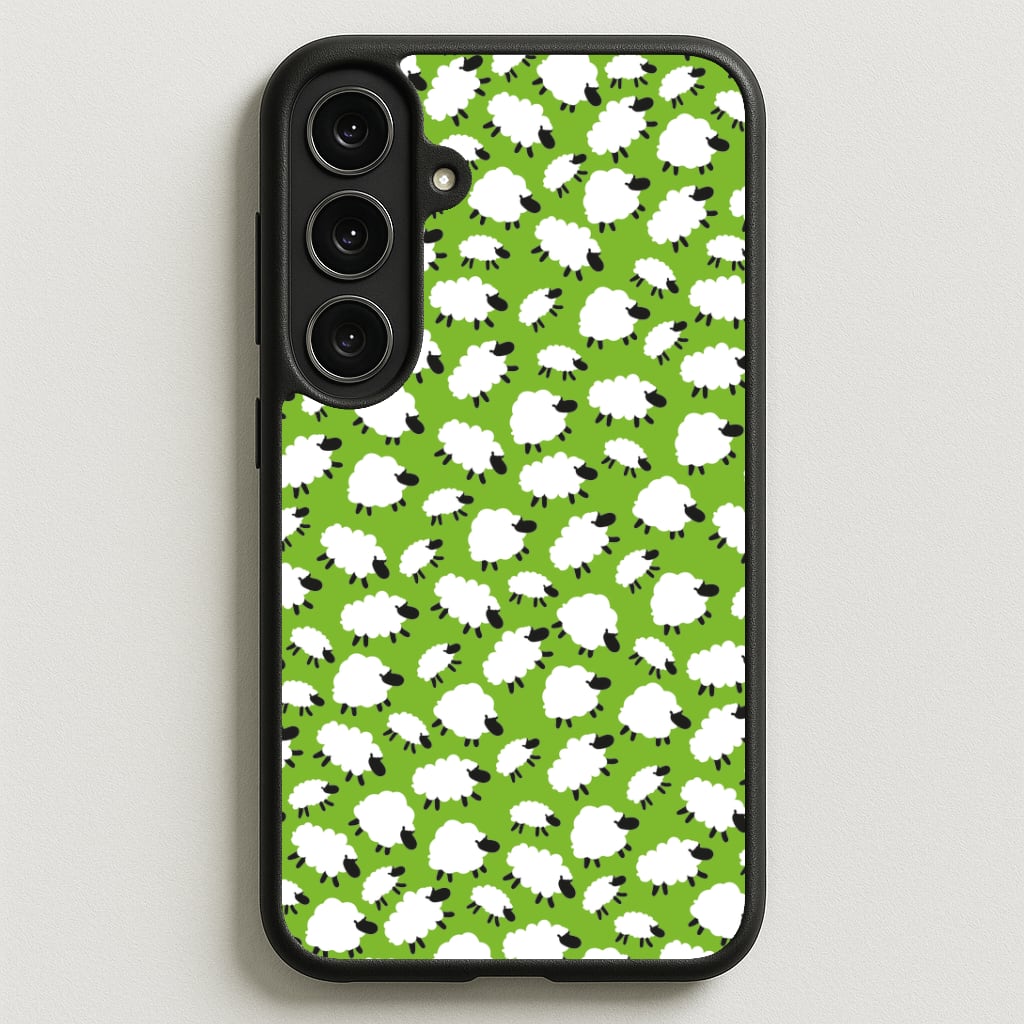 Sheep - Easter Patterns Phone Case for Galaxy S25FE