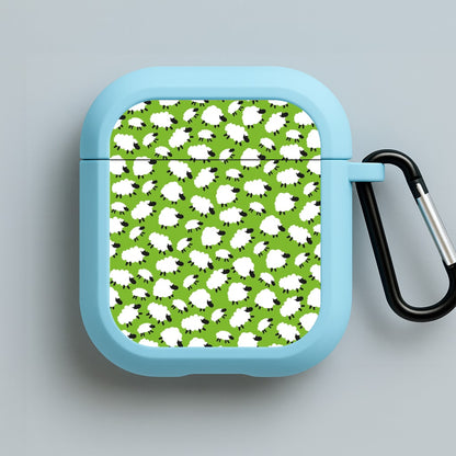 Sheep - Easter Patterns Blue AirPods Case