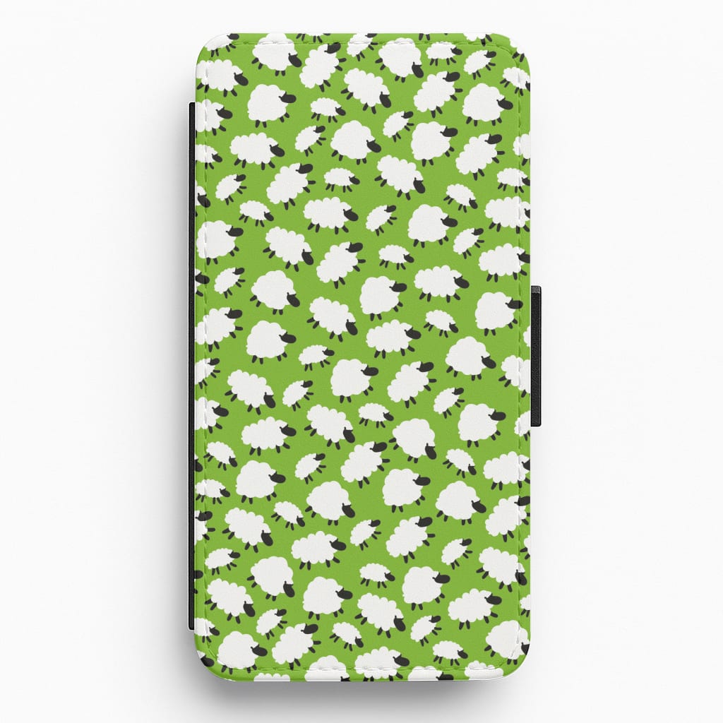 Sheep - Easter Patterns Flip / Wallet Phone Case