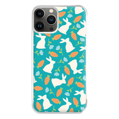 Bunnies And Carrots - Easter Patterns Phone Case for iPhone 11 Pro Max