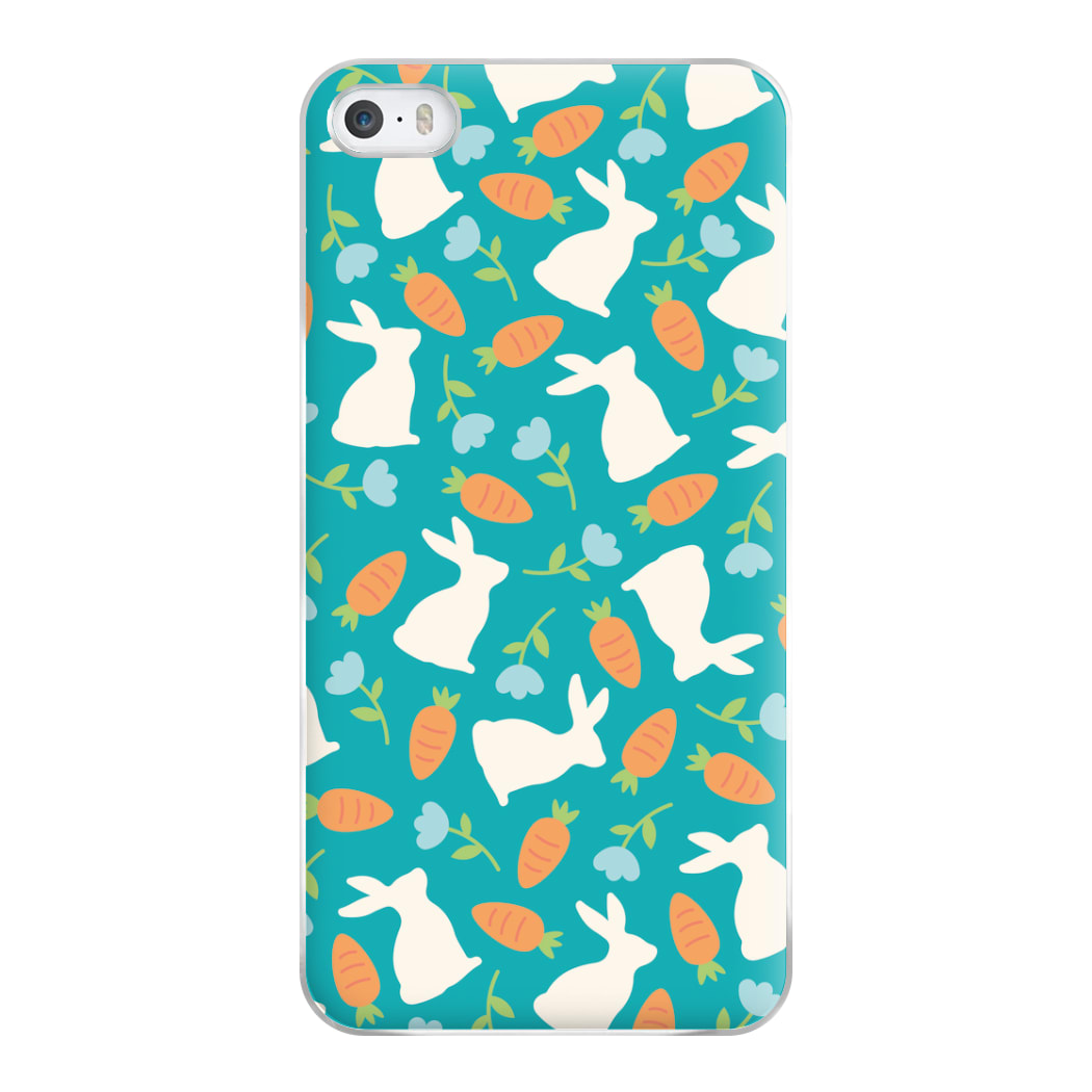 Bunnies And Carrots - Easter Patterns Phone Case for iPhone 5 / 5s / SE 2016