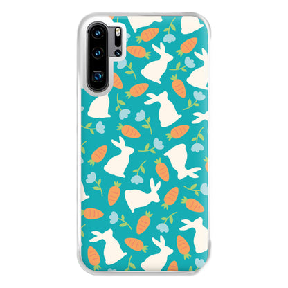 Bunnies And Carrots - Easter Patterns Phone Case for Huawei P30 Pro