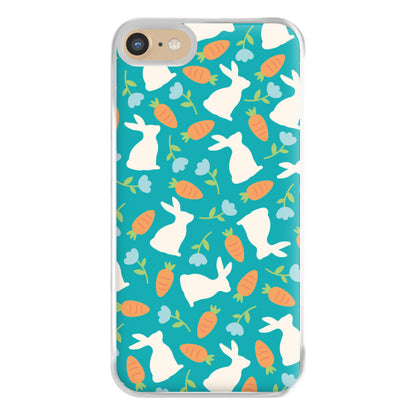 Bunnies And Carrots - Easter Patterns Phone Case for iPhone 6 / 7 / 8 / SE