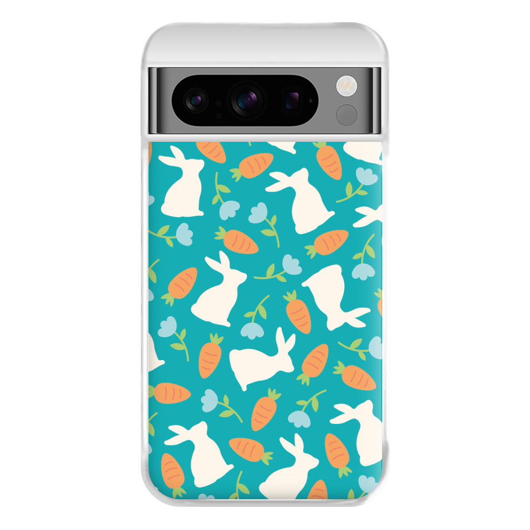 Bunnies And Carrots - Easter Patterns Phone Case for Google Pixel 8 Pro