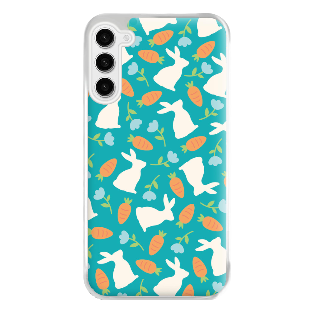 Bunnies And Carrots - Easter Patterns Phone Case for Galaxy S23FE