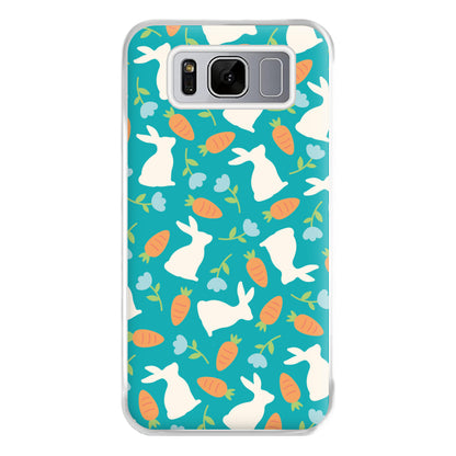 Bunnies And Carrots - Easter Patterns Phone Case for Galaxy S8 Plus